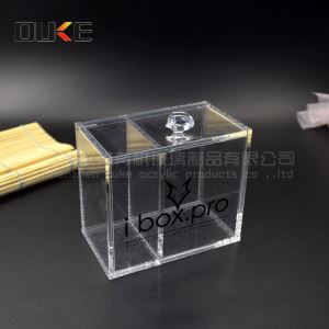 Pèsonalize Cute Klè Acrylic Gift Bwat pou Vann
