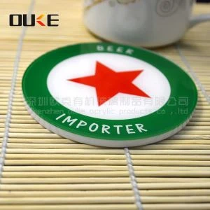Custom Design Pwomosyon kare Acrylic bwè vèr