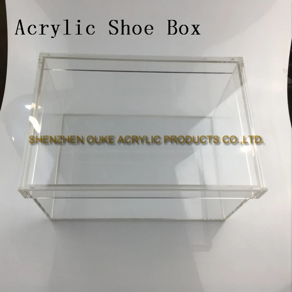 Acrylic Manufacturer Clear Acrylic Display Case For Shoe Box Plexiglass Display Box