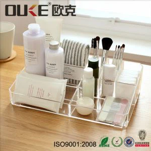Kay Décor Acrylique Maquillage òganizatè Cosmétiques nplwaye Grossiste