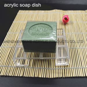 Hotel Acrylic Savon Dish Top Kare Savon Plato Dish Holder Wholesale Custom