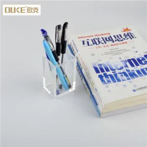 Counter Design Customized kare Acrylic Holder Pen
