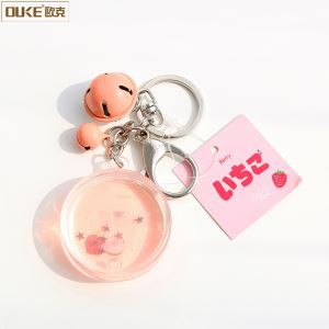 Custom wonn bèl Acrylic kle Chain
