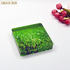 Cho vann kolore Solid Acrylic blòk ankadreman