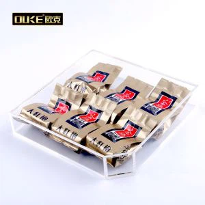 Transparan enpèmeyab Acrylic Box Box